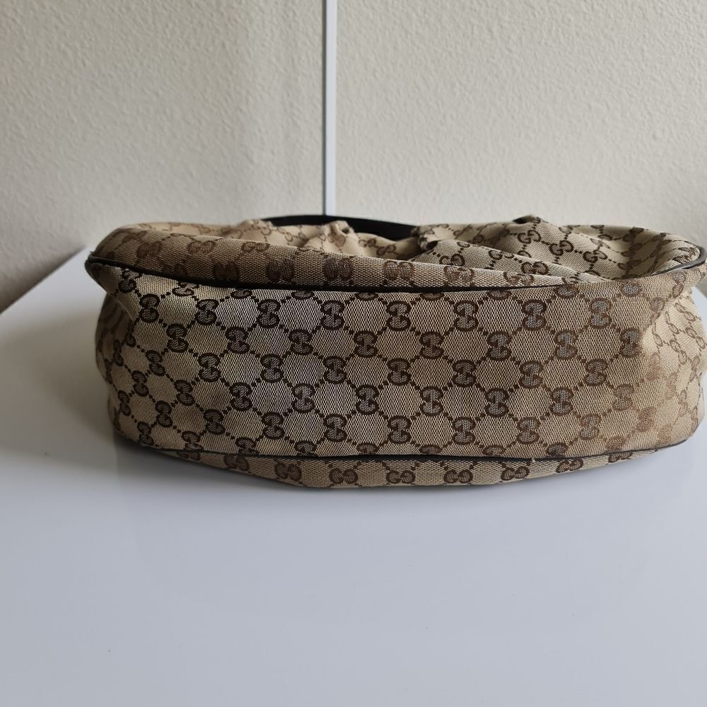 Gucci GG monogram Sukey Hobo Bag Brown - Picture 6 of 16